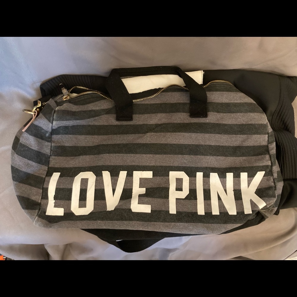 Pink tote bag